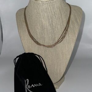 ROMA Italian-made 925 Tri-color Necklace/bracelet